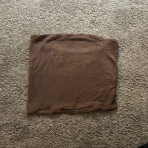Brown tube top!